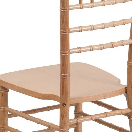 Flash Furniture HERCULES Series Natural Wood Chiavari Chair 2-XS-NATURAL-GG